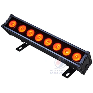 8*15W 4in1 IP65 RGBW Track Outdoor Waterproof LED Wall Washer Light Stage Light