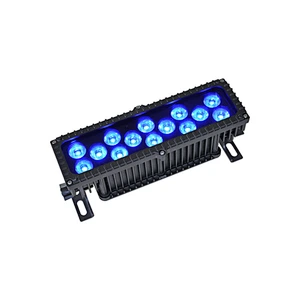 Lead pack 14 RGB outdoor waterproof IP65 IR remote flood rgb led wall washer light