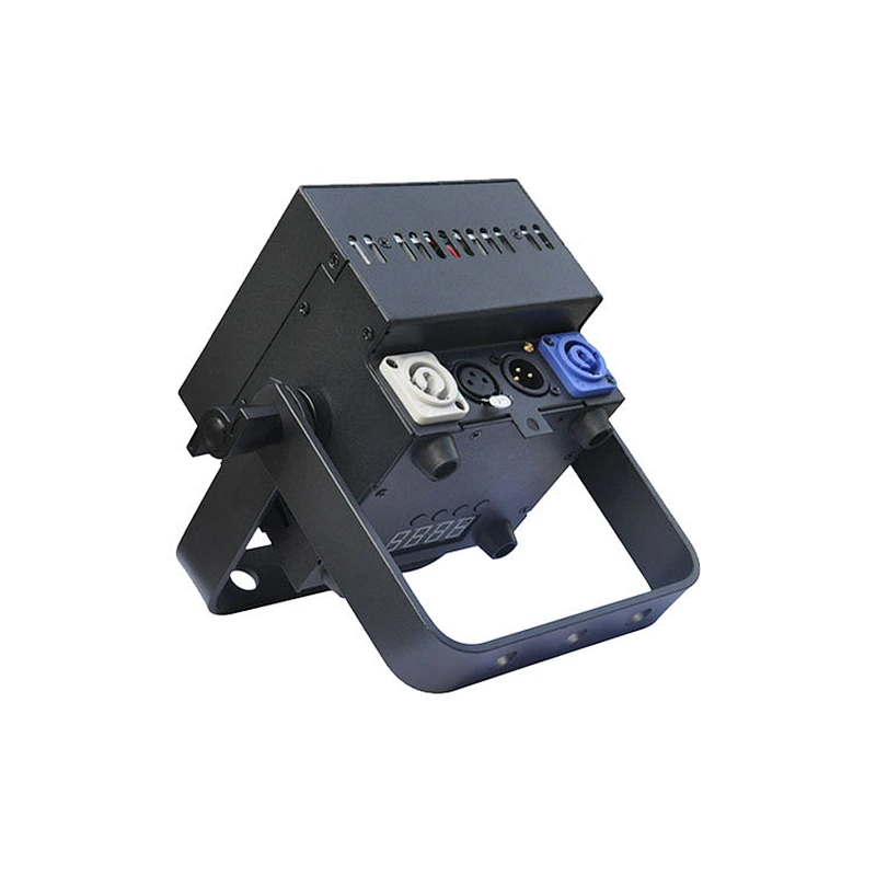 DMX Indoor Mini LED Flat Par Stage Light 4x12w RGBWA UV WS1204