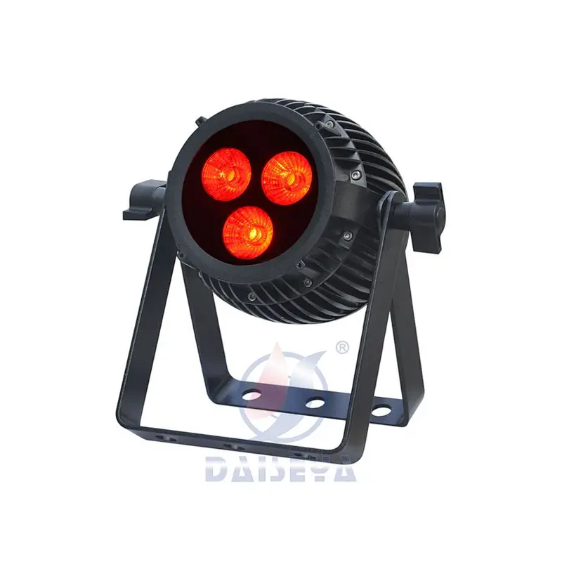 Small housing RGBAWUV mixing LED dj light par light