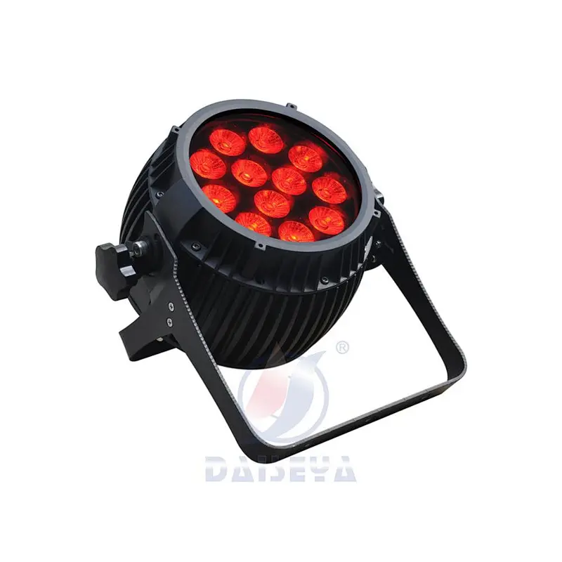 12w*12pcs RGBAWV wireless dj disco DMX stage light wedding