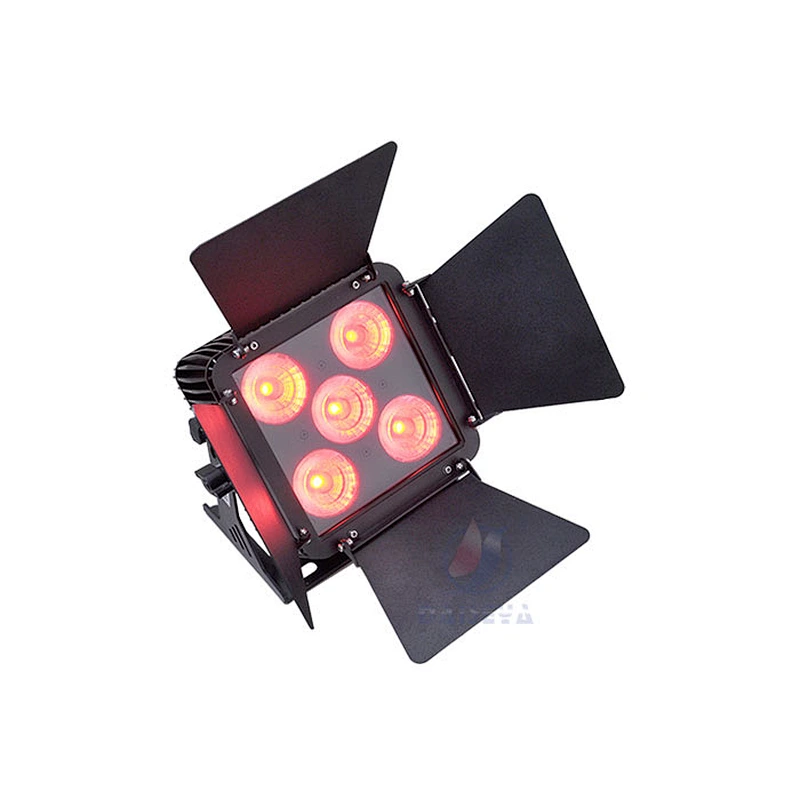 Manufacture china 7 IN 1 waterproof show LED par with barndoor
