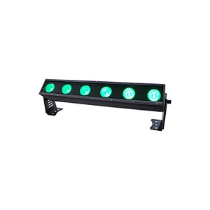 25w Led 7-in-1 Dmx512 Professional Rgbw Uv Waterproof Outdoor Wall Wash Light