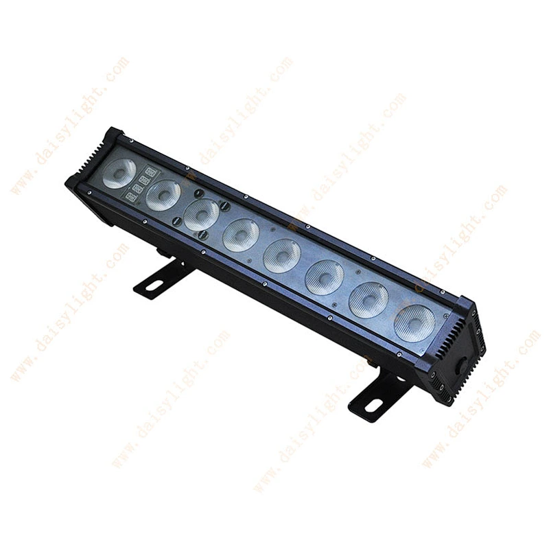 12w rgbW dmx led wall washer light stage light bar
