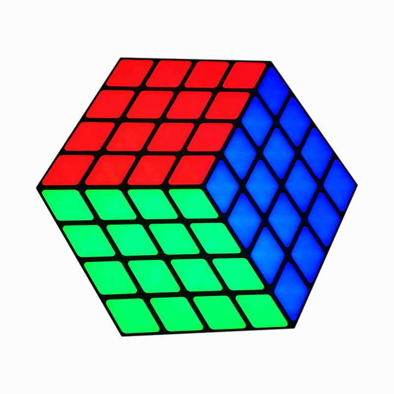 Factory made design beautiful Party stage light 192PCS 3IN1 RGB effect LED cube light