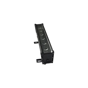 IP65 Outdoor 6pcs*12w rgbaw+uv 6in1Battery Powered Wireless Wall Washer Bar Up Light