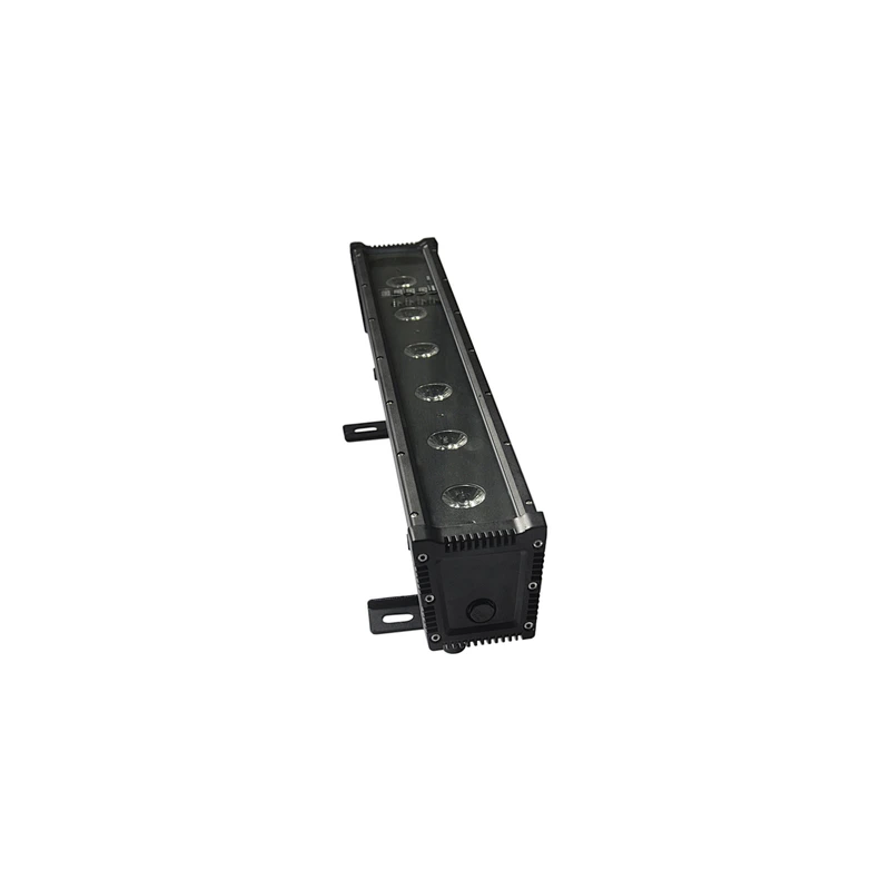 IP65 Outdoor 6pcs*12w rgbaw+uv 6in1Battery Powered Wireless Wall Washer Bar Up Light