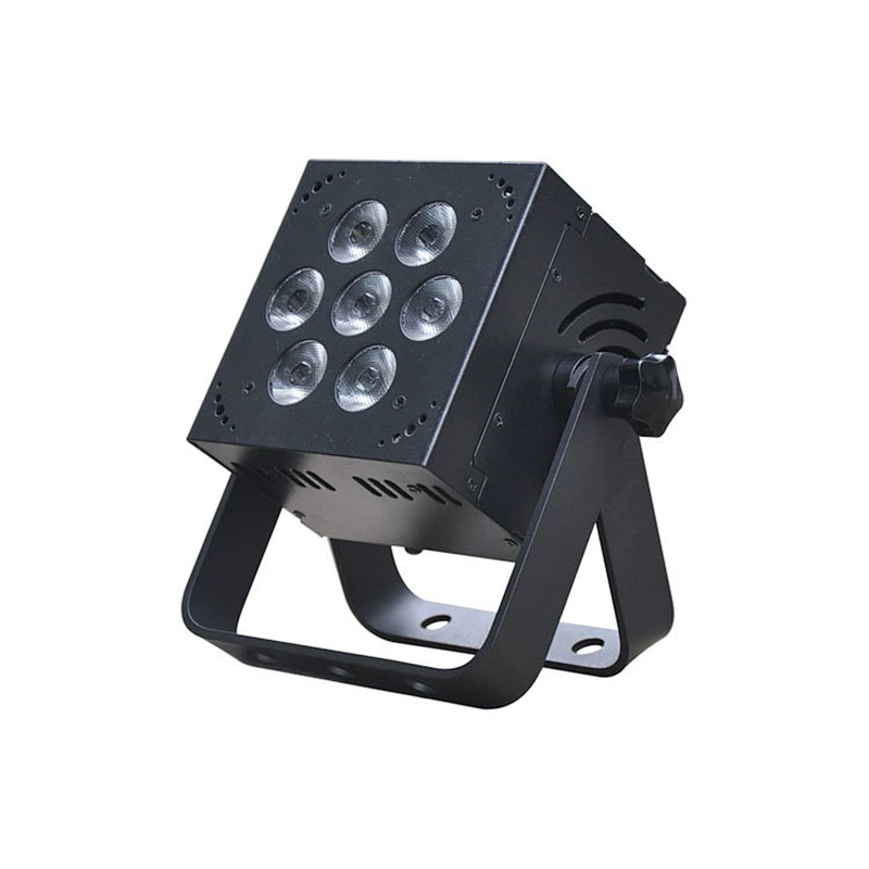 Hot Sale DJ Stage Light LED Flat Par 7pcs*10W RGBAW 5-in-1 IP20 WF107