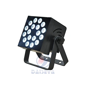 fanless flat par can 10w rgbw led par flat light par led dmx stage light