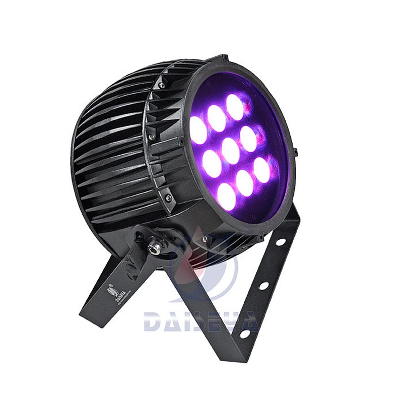 Wedding event light 9 8w rgbw wireless DMX battery powered led par light