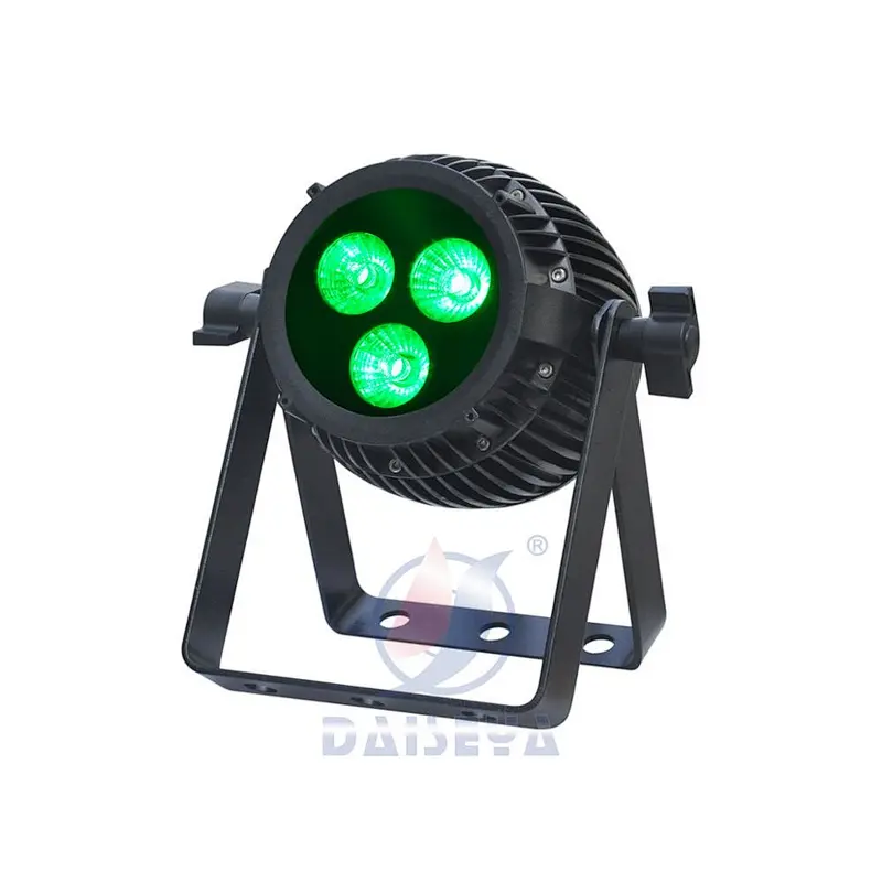Small housing RGBAWUV mixing LED dj light par light