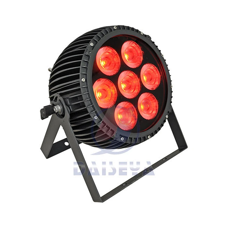 high power fanless narrow beam par led stage light DMX512 control