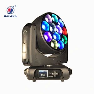 High Power 40W*12PCS Zoom moving head stage light with dot matrix
