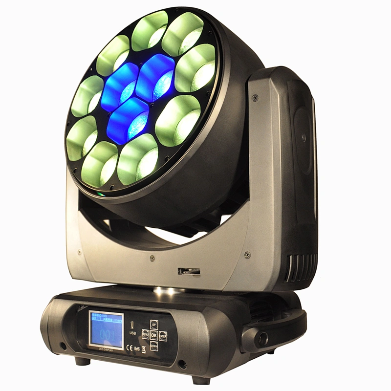 RGBW Zoom Moving Head Stage Light 12x40W Matrix