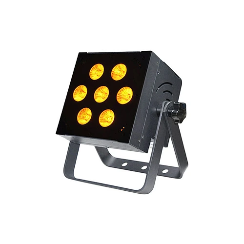 Guangzhou IP20 DJ indoor wireless battery led mini flat led par light