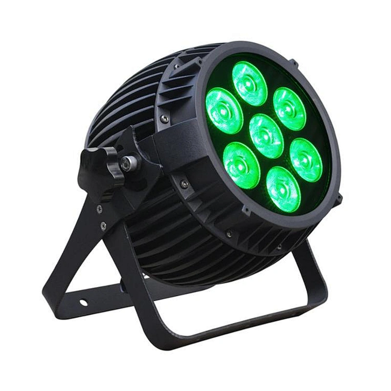 7X15W disco fanless LED par light stage lighting