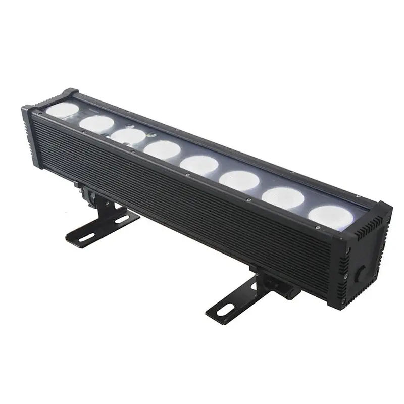 8*15W IP65 Disco RGBW 4in 1 wall washer stand alone flicker with touch screen