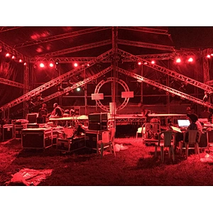 Daisy 4Pillars V Shape Roofing Truss System For Show,Stage,Lighting Exhibition