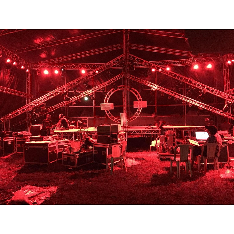 Daisy 4Pillars V Shape Roofing Truss System For Show,Stage,Lighting Exhibition