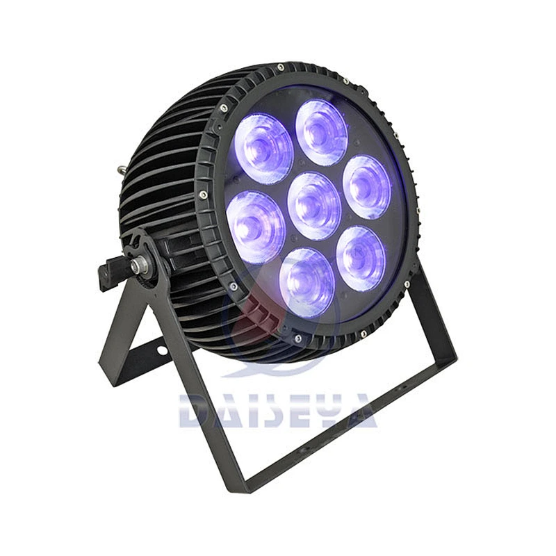 high power fanless narrow beam par led stage light DMX512 control