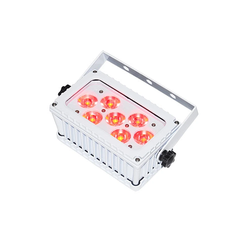 7x30W RGB 3 in 1 outdoor white housing washer LED Bar Light LED Wall Washer