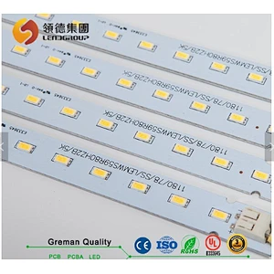 Aluminum PCB Vendor for t8 LED Tube Light PCB 4ft 1200mm 23W 24S5P 120pcs smd 2835
