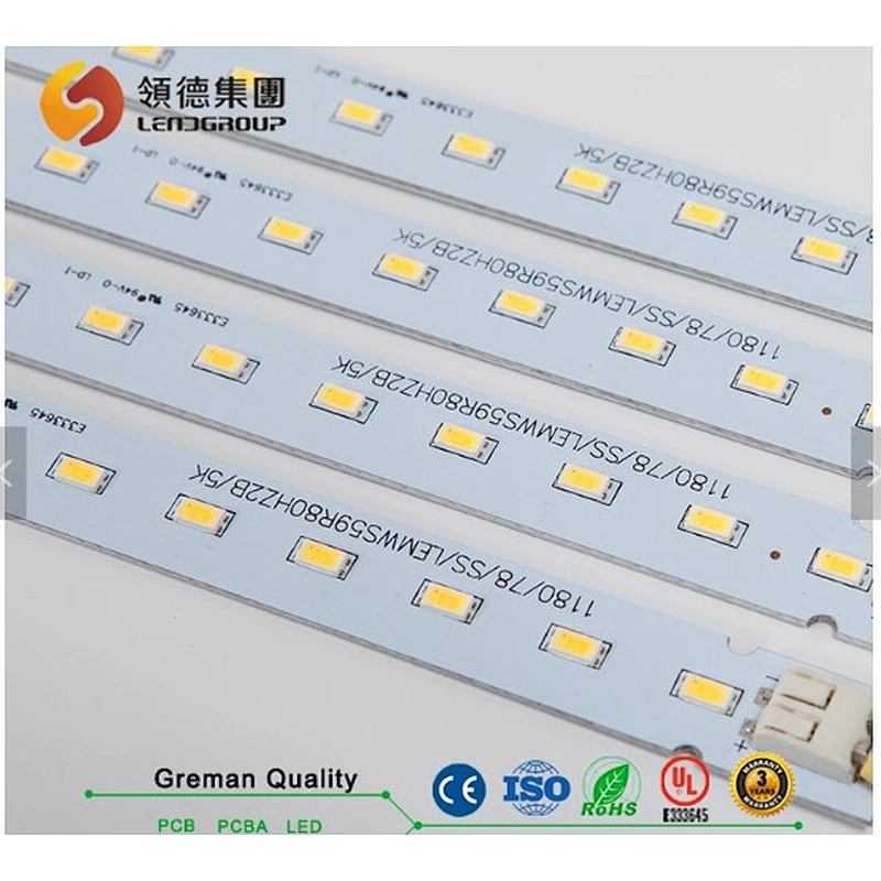 Aluminum PCB Vendor for t8 LED Tube Light PCB 4ft 1200mm 23W 24S5P 120pcs smd 2835