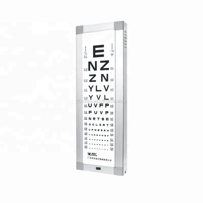 Medical Aluminium Alloy Eye Chart Light Box