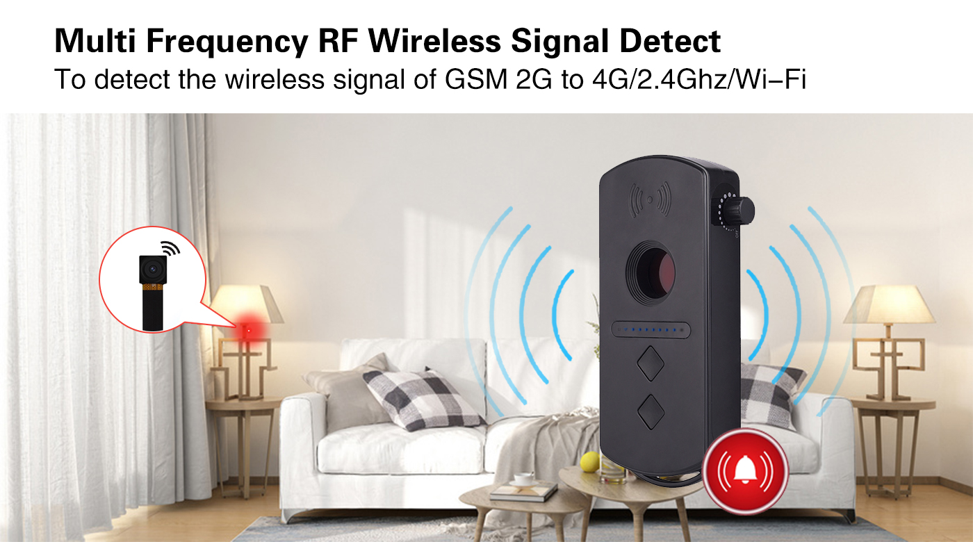 Eleshine Anti Spy RF Bug Detector DE06 RF bug detector portable detector close-up image 7
