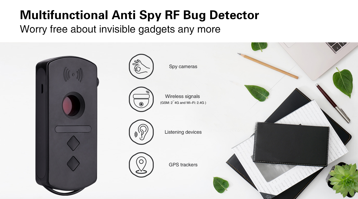 Eleshine Anti Spy RF Bug Detector DE06 RF bug detector GPS tracker detection scenario image 5