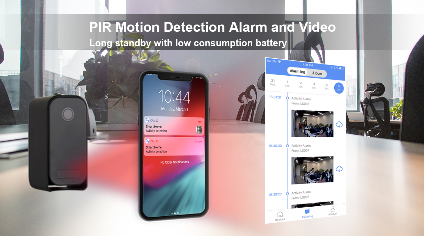Aishine WiFi Wireless Camera PIR 180 Days Standby Time EL-LS007 long standby battery WiFi camera product detail image