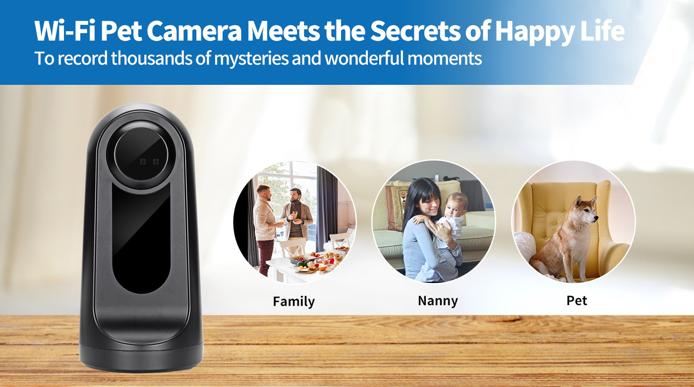 Aishine HD 1080P Wi-Fi Pet Camera with Laser Tease EI-TY015 Tuya WiFi security camera product detail image