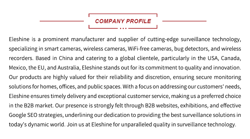Aishine HD 1080P Long Standby Wi-Fi Security Camera EI-LS019 long standby battery WiFi camera product detail image