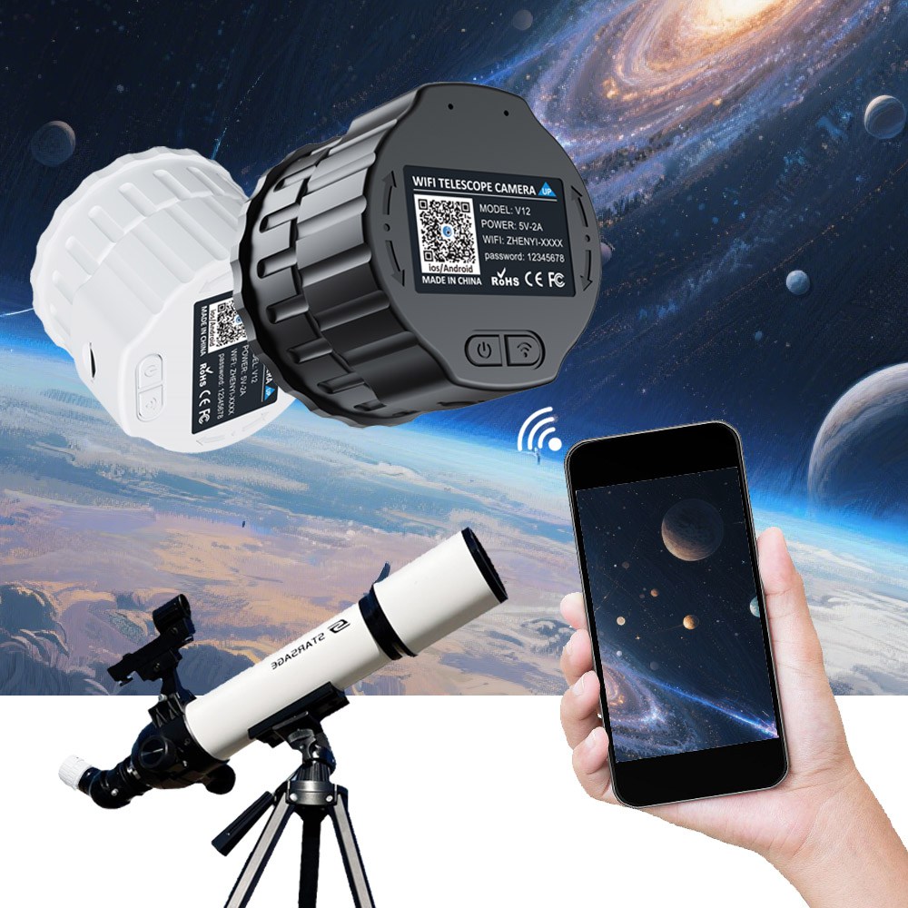 Aishine 2K WiFi HD Telescope Camera EL-V12 WiFi eyepiece camera product detail image
