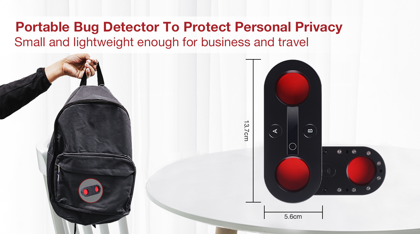 Aishine Hidden Camera Detector Bug Detector Anti Spy EL-DE010-1 hidden camera detector product detail image