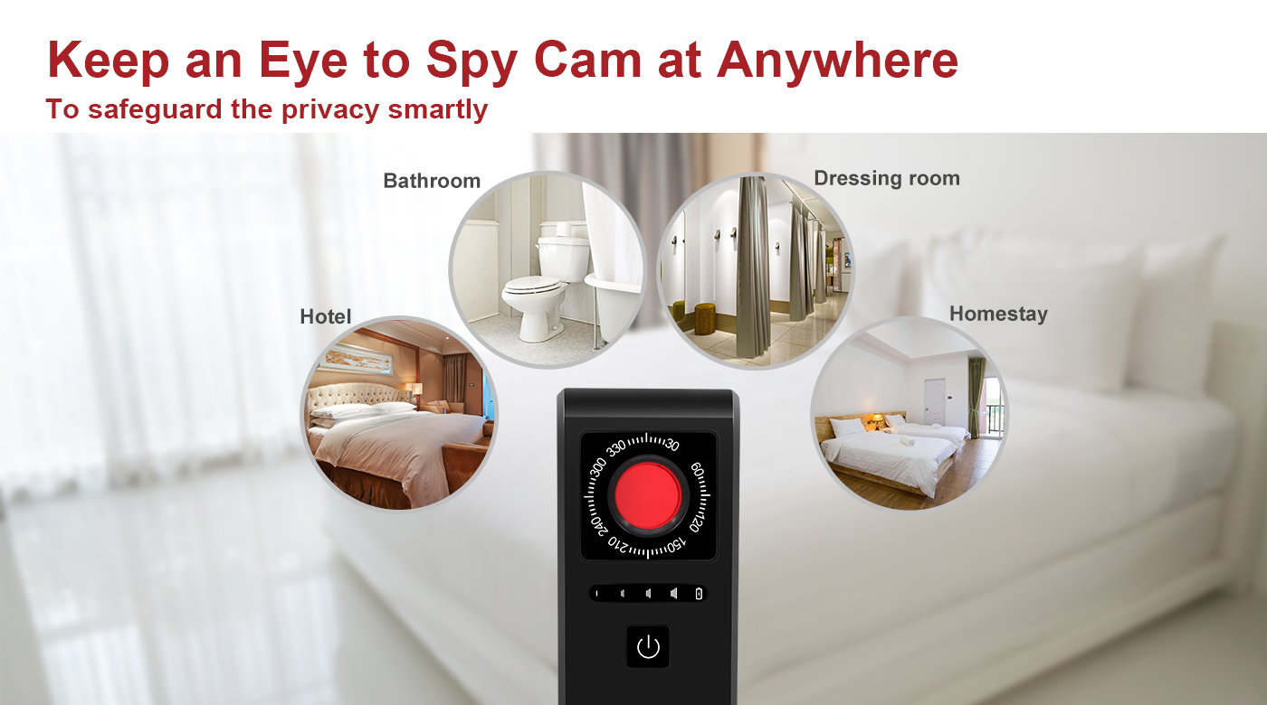 Aishine Anti-Spy Hidden Camera Finder EL-DE01 hidden camera detector product detail image