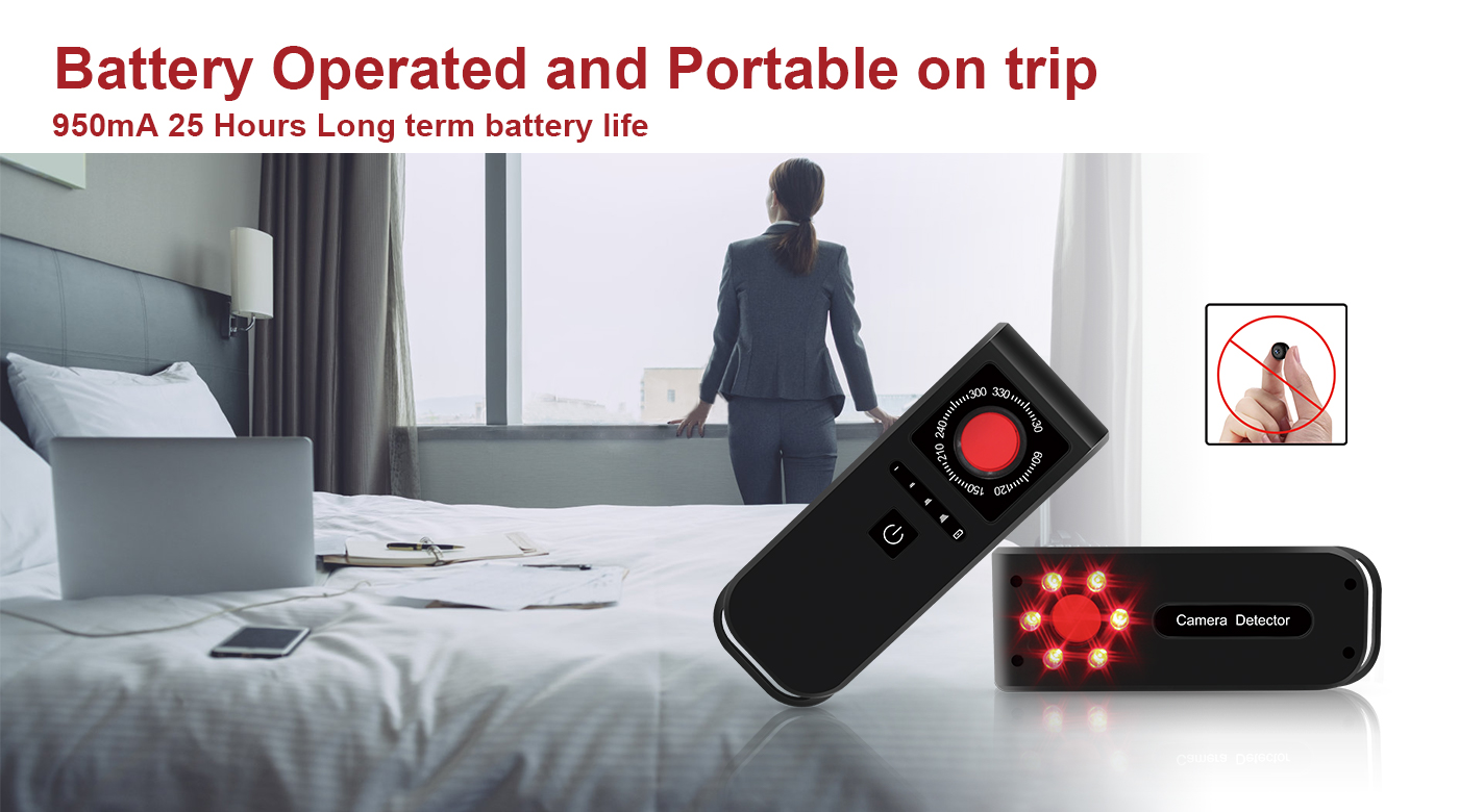 Aishine Anti-Spy Hidden Camera Finder EL-DE01 hidden camera detector product detail image
