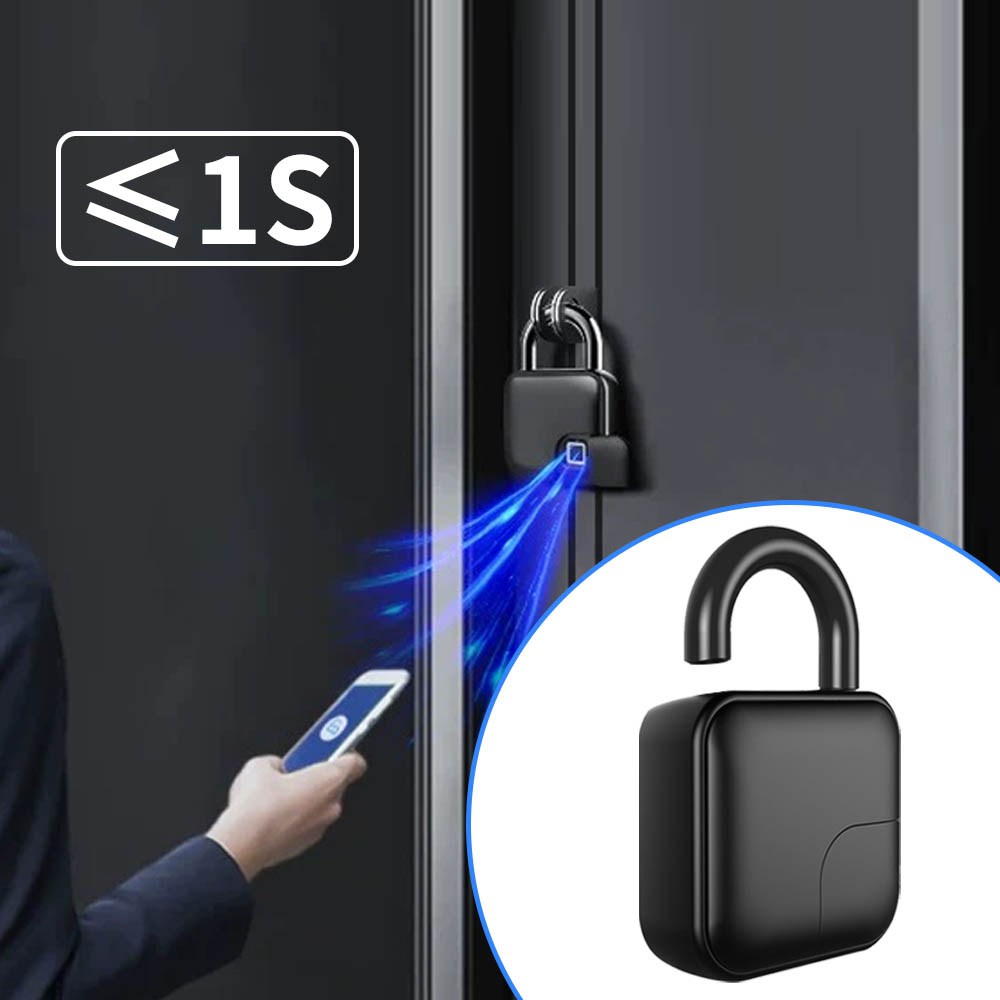Aishine Fingerprint Smart APP Padlock EL-L3 fingerprint smart padlock product detail image