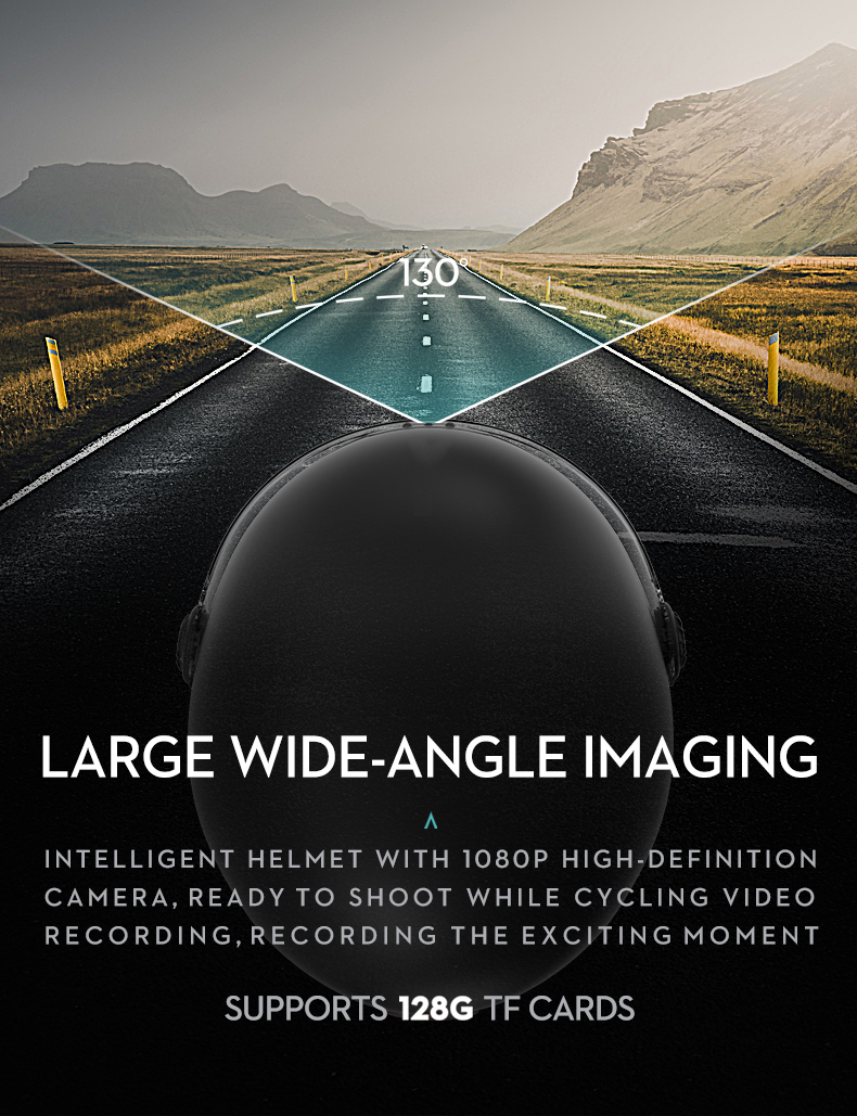 Riding Camera Recorder Helmet
