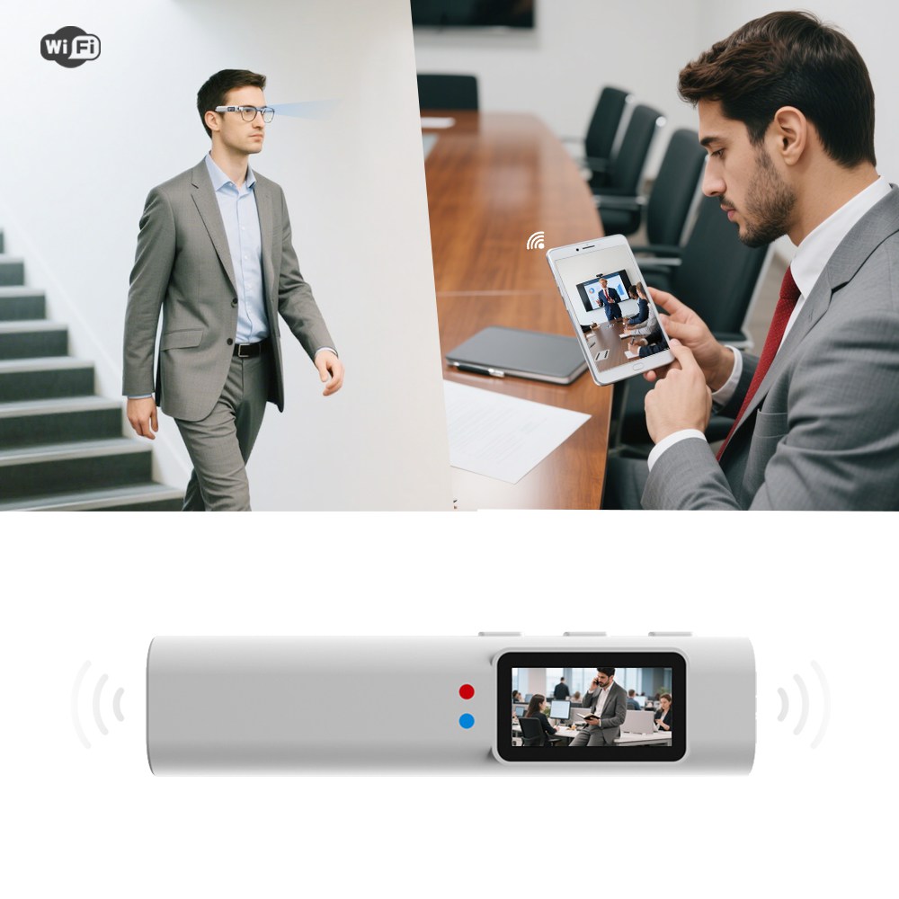 Aishine WiFi FPV Glasses Camera EL-S110 wearable WiFi camera product detail image