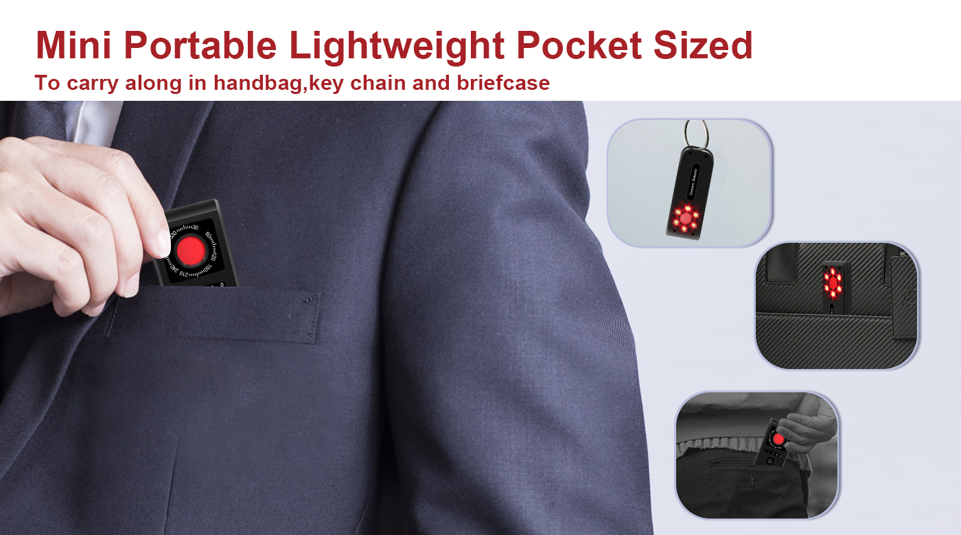 Aishine Anti-Spy Hidden Camera Finder EL-DE01 hidden camera detector product detail image