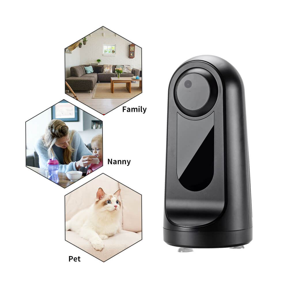 HD 1080P Wi-Fi Pet Camera with Laser Tease