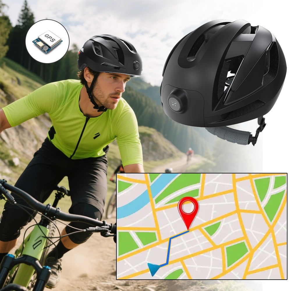 Aishine WiFi Bluetooth Helmet Action Camera EL-RAW3 wearable WiFi camera product detail image