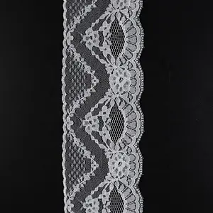 This White Cotton Lace Skirt Curtain Bedding Pure Cotton Lace Embroidered Lace Clothing Accessories