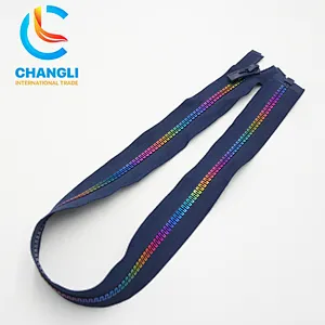 Laser Resin Zipper Hot Sale Factory Wholesale Customized