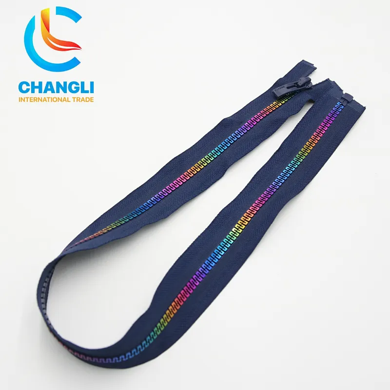 Laser Resin Zipper Hot Sale Factory Wholesale Customized