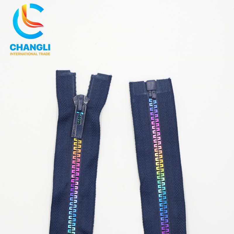 Laser Resin Zipper Hot Sale Factory Wholesale Customized