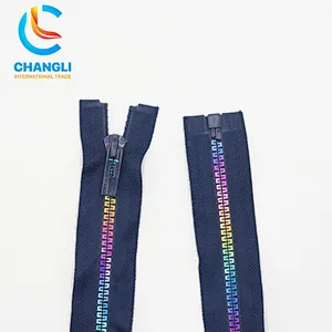 Laser Resin Zipper Hot Sale Factory Wholesale Customized
