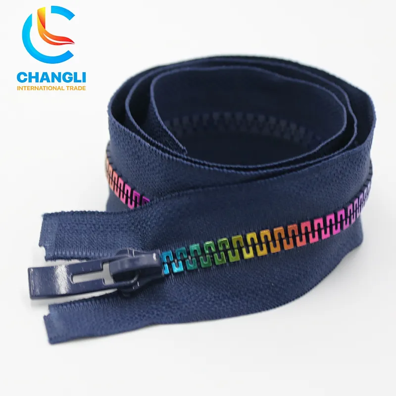 Laser Resin Zipper Hot Sale Factory Wholesale Customized