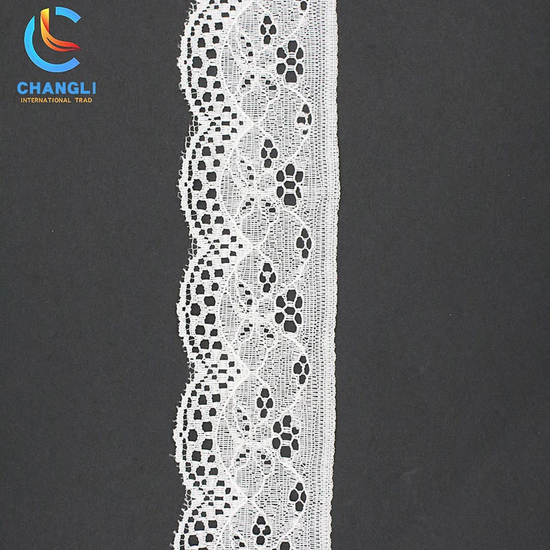 4.3cm No Elastic Lace Nylon High Quality